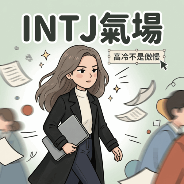 剖析INTJ氣場強大的背後邏輯,如何善用這股生人勿近的專注魅力