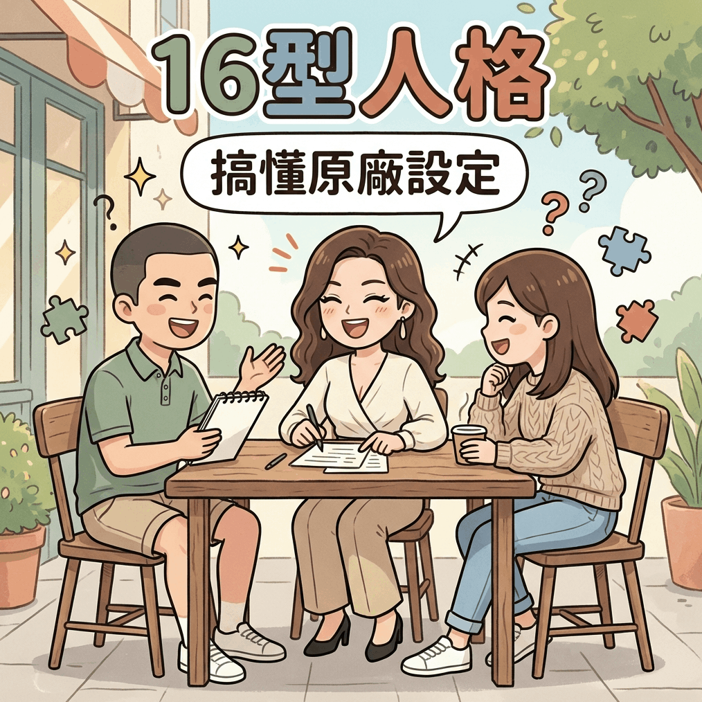 16型人格測驗完整解析,看懂職業角色與愛情配對的實戰應用
