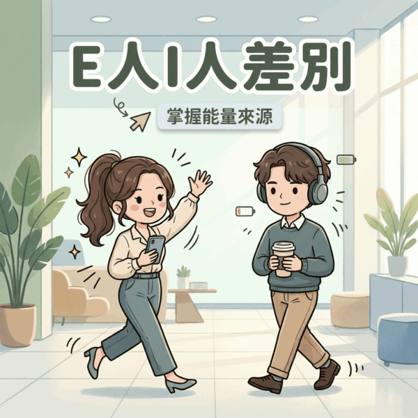 E人I人差別與能量來源多巴胺機制分析對比圖表