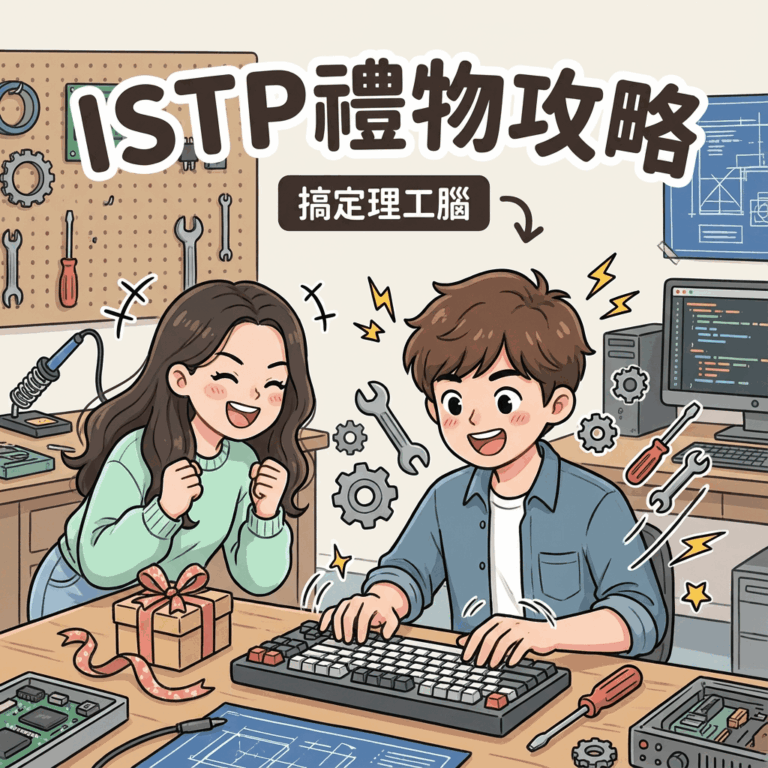 懂他邏輯才能送進心坎的 ISTP情人節禮物 挑選全攻略與避雷指南