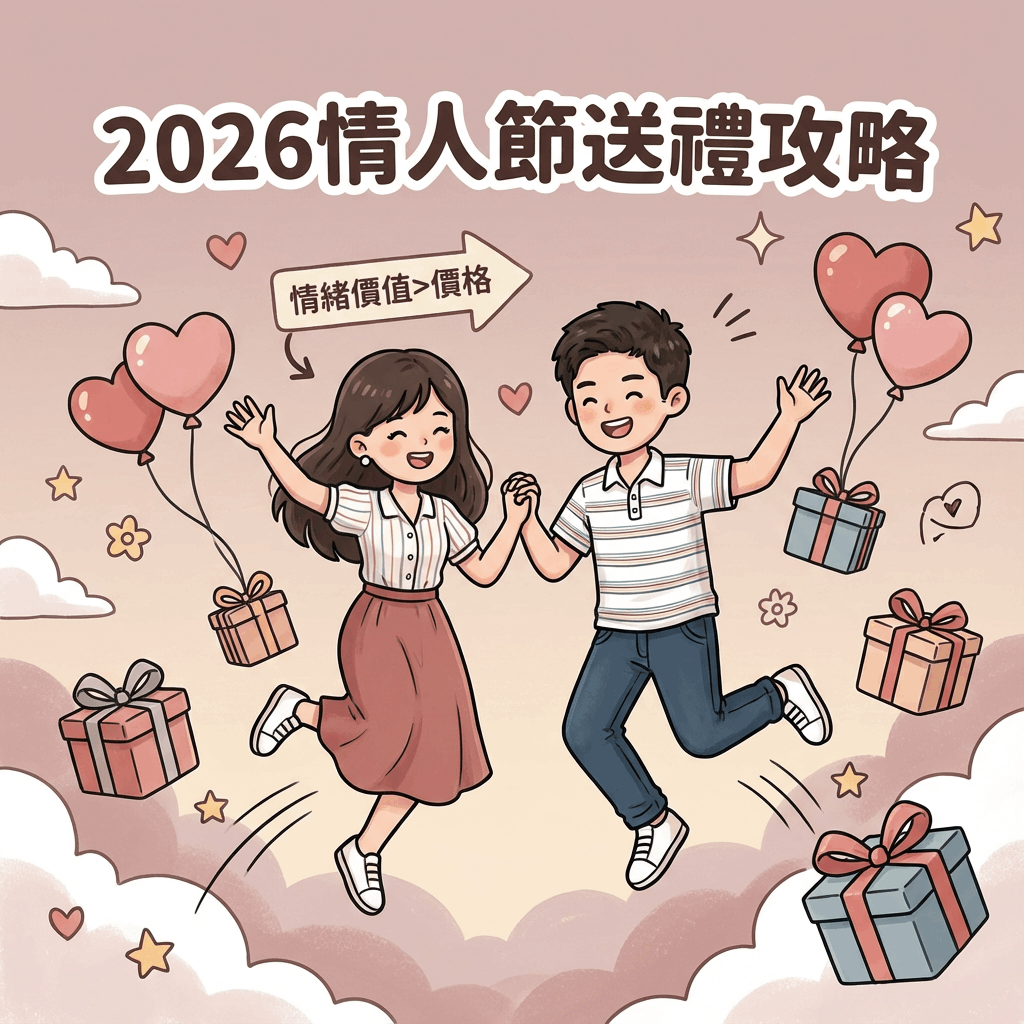 2026情人節禮物送什麼實用推薦與送禮攻略