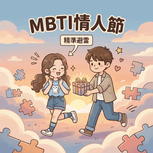2026年MBTI情人節16型人格送禮指南與約會攻略分析圖