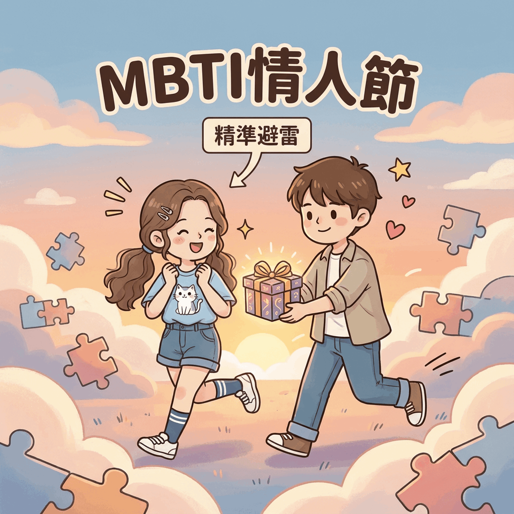 2026年MBTI情人節16型人格送禮指南與約會攻略分析圖
