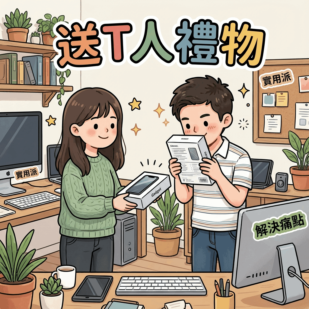 送T人禮物攻略,包含機械鍵盤、人體工學椅與實用3C產品推薦清單