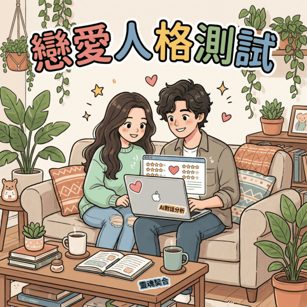 2026最準戀愛人格測試指南,包含依附關係、MBTI與AI分析,幫助情侶了解契合度。