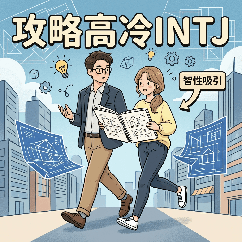 怎麼追INTJ的攻略指南與智性吸引法則,包含INTJ喜歡一個人的表現與溝通地雷