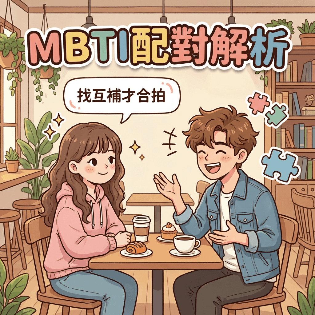 MBTI配對表與16型人格戀愛相容性分析圖表