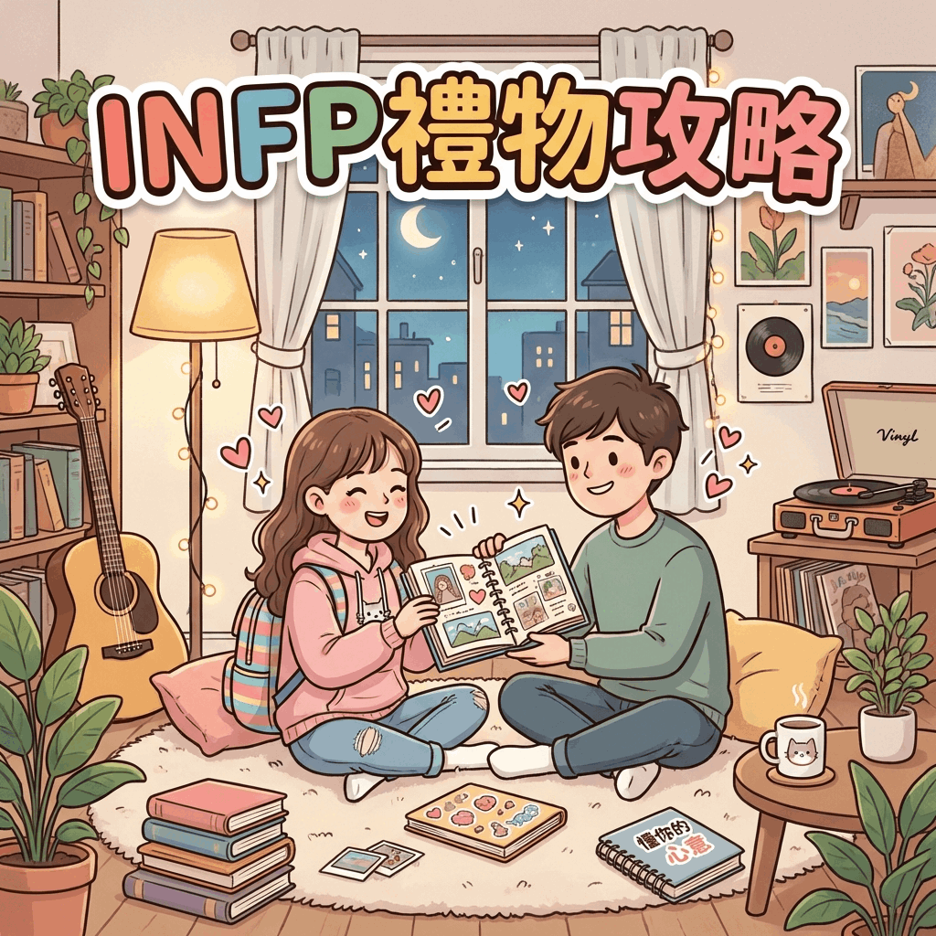 INFP情人節禮物推薦與2026送禮指南,包含相機、書籍與手作小物