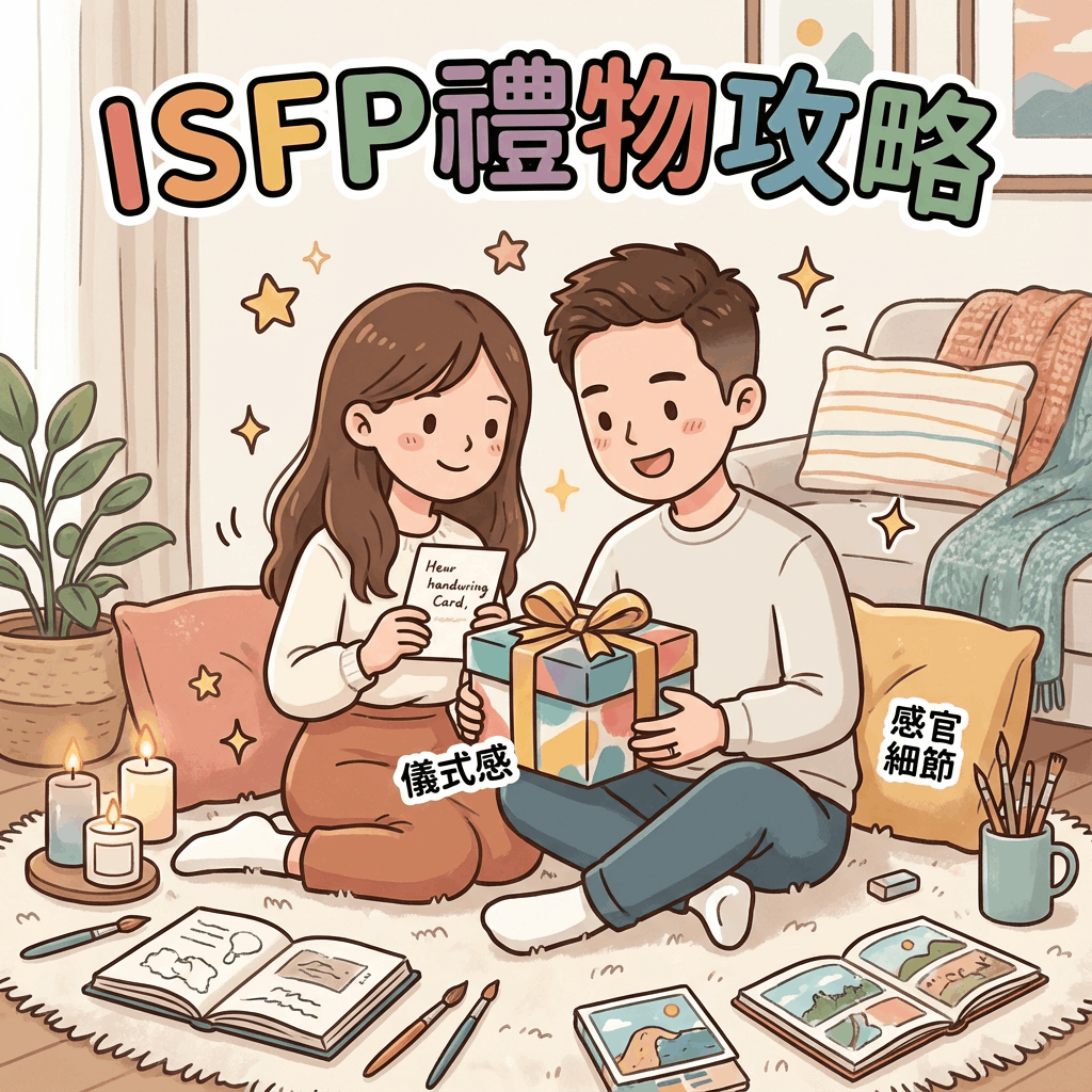 2026 ISFP情人節禮物推薦清單,包含設計師飾品、香氛與手作課程,解析探險家美感喜好。