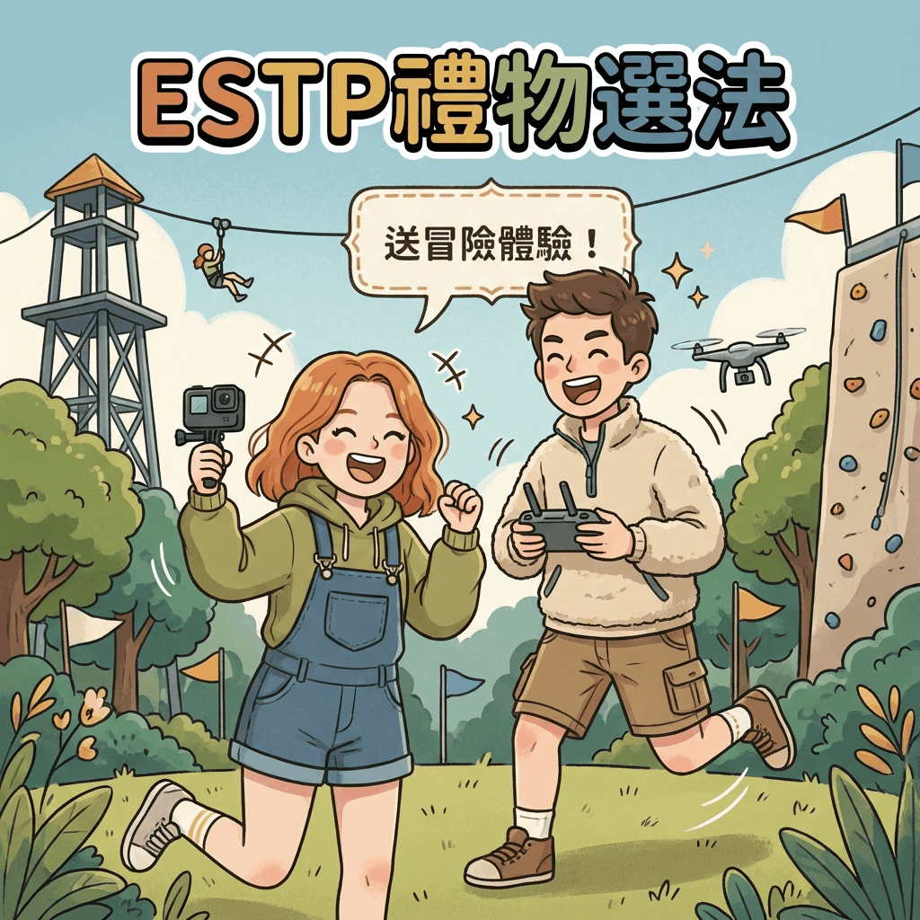 ESTP情人節禮物推薦清單,包含極限運動體驗、遊戲機與藍牙音響