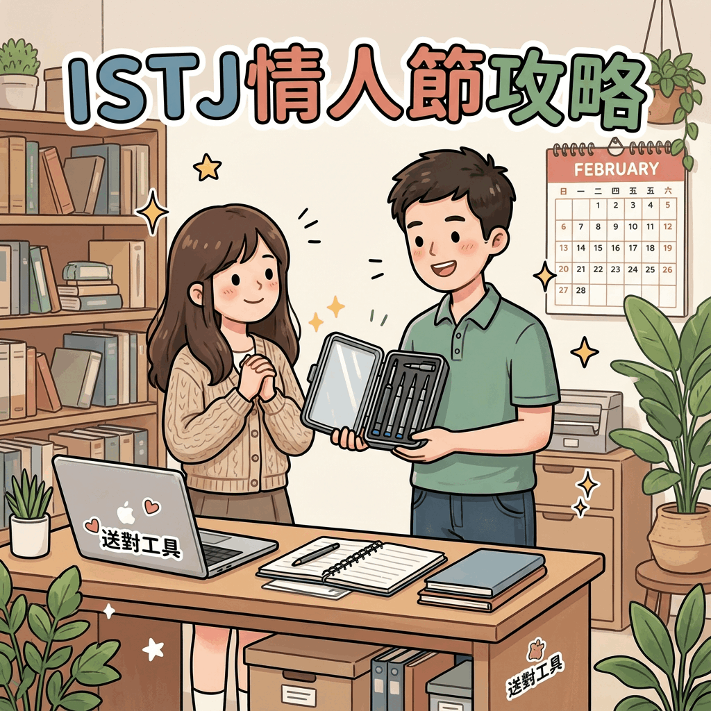 ISTJ情人節禮物推薦清單,包含高品質皮夾、鋼筆與實用科技配件,展現務實浪漫的送禮攻略。