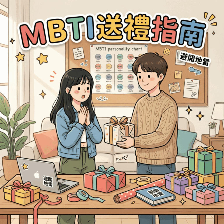 拆解2026年MBTI送禮指南的性格密碼，教你避開地雷送到心坎裡
