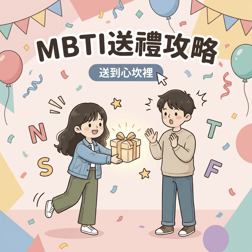 MBTI送禮攻略指南,涵蓋16型人格分析與2026情人節客製化禮物推薦清單